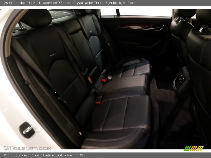 Crystal White Tricoat / Jet Black/Jet Black 2015 Cadillac CTS 2.0T Luxury AWD Sedan