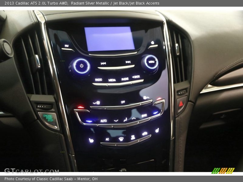 Radiant Silver Metallic / Jet Black/Jet Black Accents 2013 Cadillac ATS 2.0L Turbo AWD