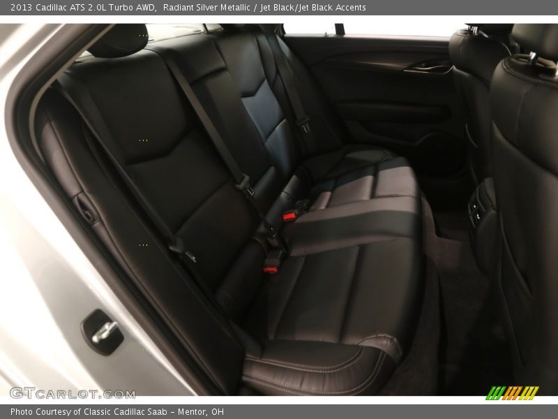 Radiant Silver Metallic / Jet Black/Jet Black Accents 2013 Cadillac ATS 2.0L Turbo AWD