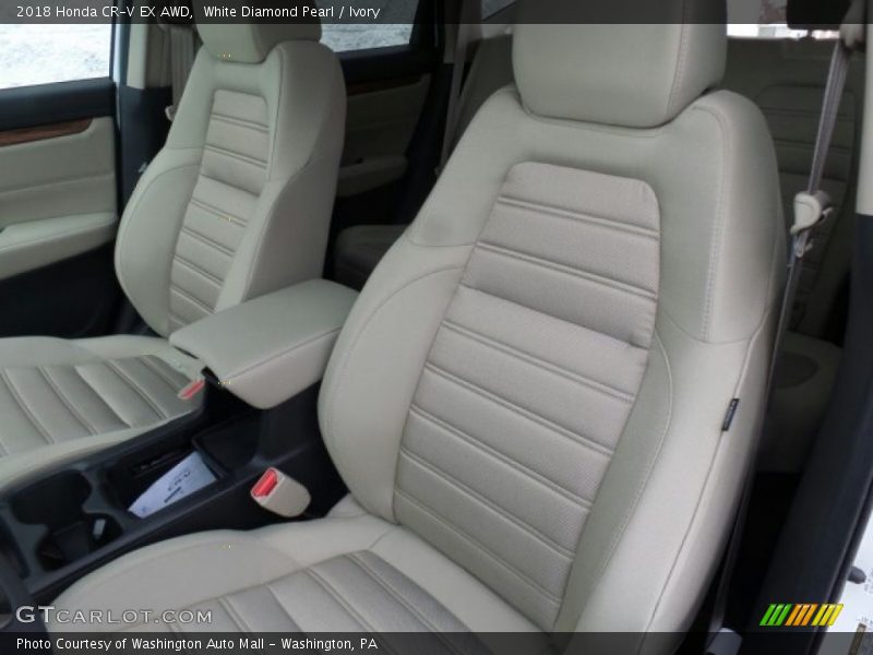 White Diamond Pearl / Ivory 2018 Honda CR-V EX AWD