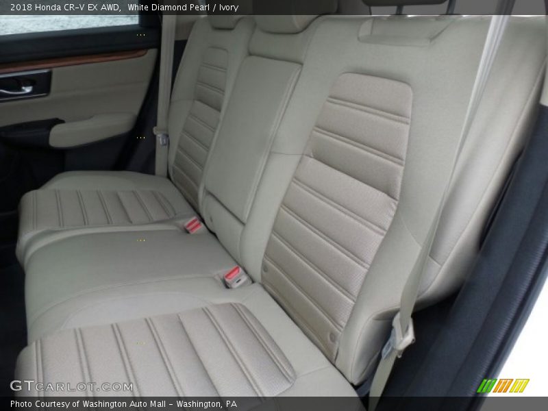 White Diamond Pearl / Ivory 2018 Honda CR-V EX AWD