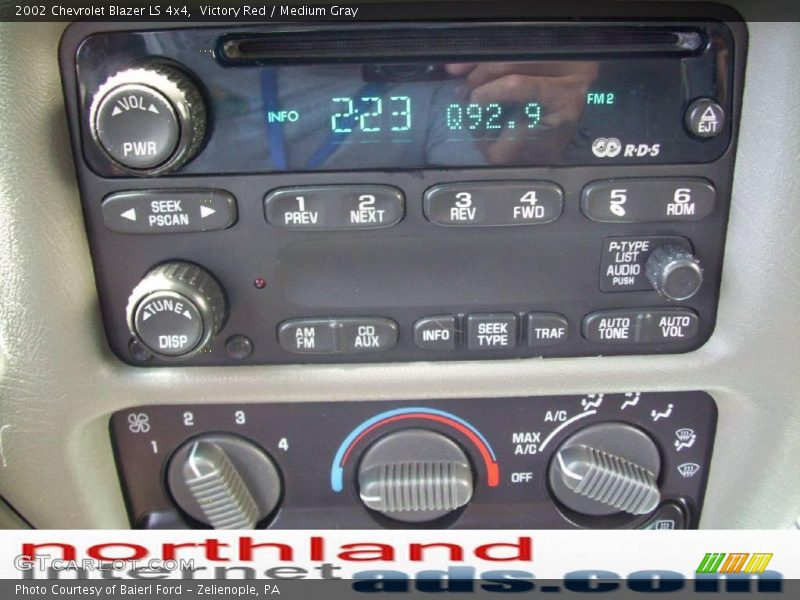 Victory Red / Medium Gray 2002 Chevrolet Blazer LS 4x4