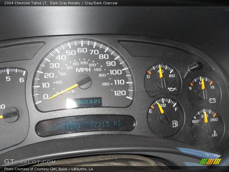 Dark Gray Metallic / Gray/Dark Charcoal 2004 Chevrolet Tahoe LT