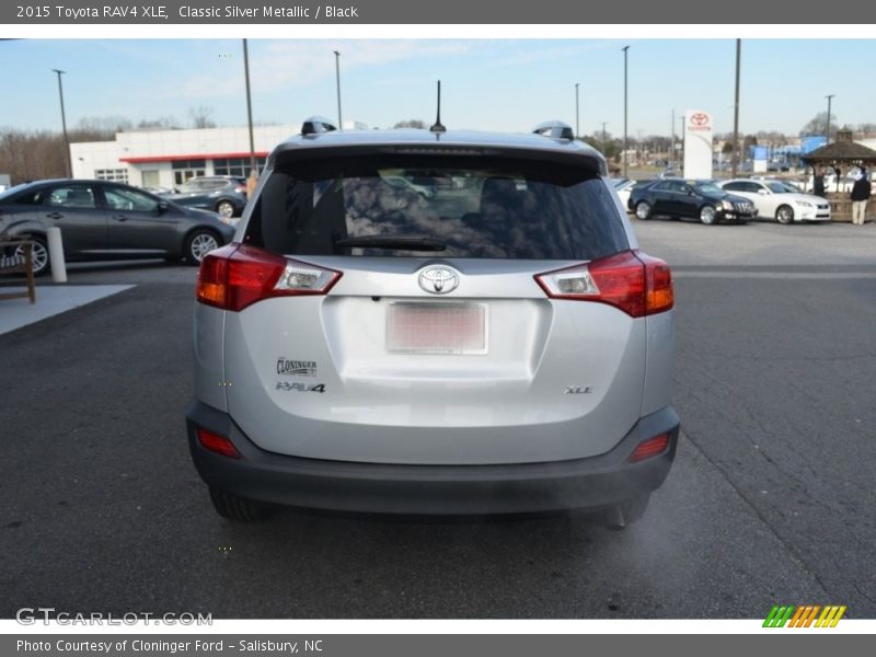 Classic Silver Metallic / Black 2015 Toyota RAV4 XLE