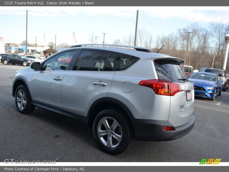 Classic Silver Metallic / Black 2015 Toyota RAV4 XLE