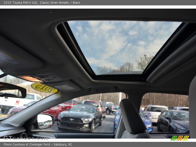 Classic Silver Metallic / Black 2015 Toyota RAV4 XLE