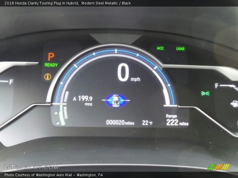 Modern Steel Metallic / Black 2018 Honda Clarity Touring Plug In Hybrid