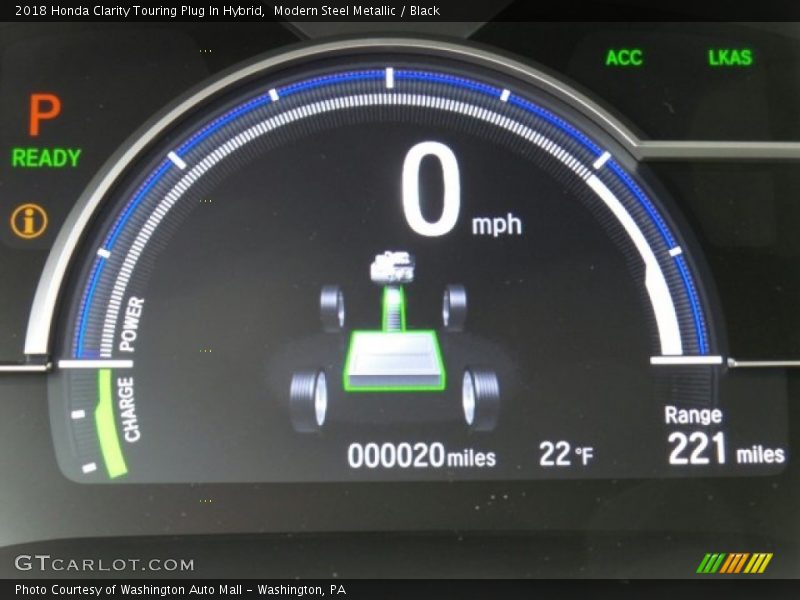 Modern Steel Metallic / Black 2018 Honda Clarity Touring Plug In Hybrid