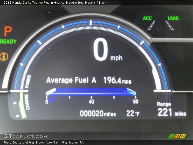 Modern Steel Metallic / Black 2018 Honda Clarity Touring Plug In Hybrid
