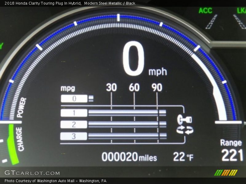 Modern Steel Metallic / Black 2018 Honda Clarity Touring Plug In Hybrid