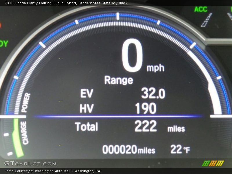 Modern Steel Metallic / Black 2018 Honda Clarity Touring Plug In Hybrid