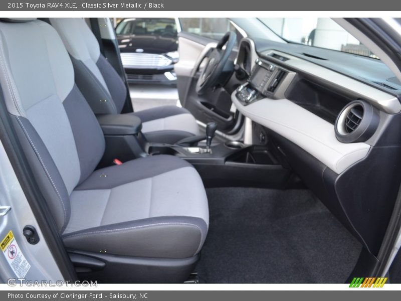 Classic Silver Metallic / Black 2015 Toyota RAV4 XLE