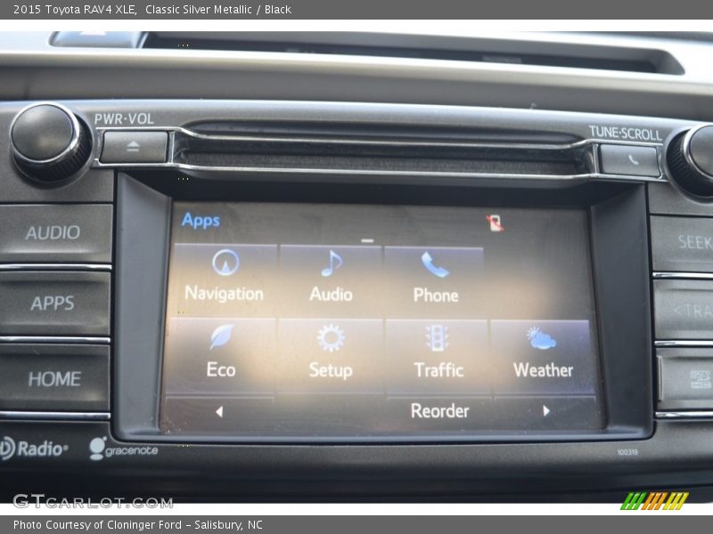 Classic Silver Metallic / Black 2015 Toyota RAV4 XLE