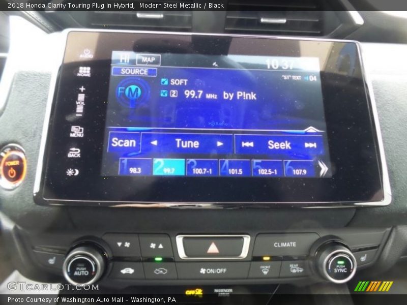 Modern Steel Metallic / Black 2018 Honda Clarity Touring Plug In Hybrid
