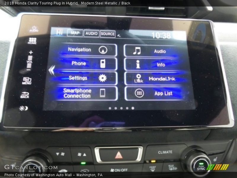 Modern Steel Metallic / Black 2018 Honda Clarity Touring Plug In Hybrid