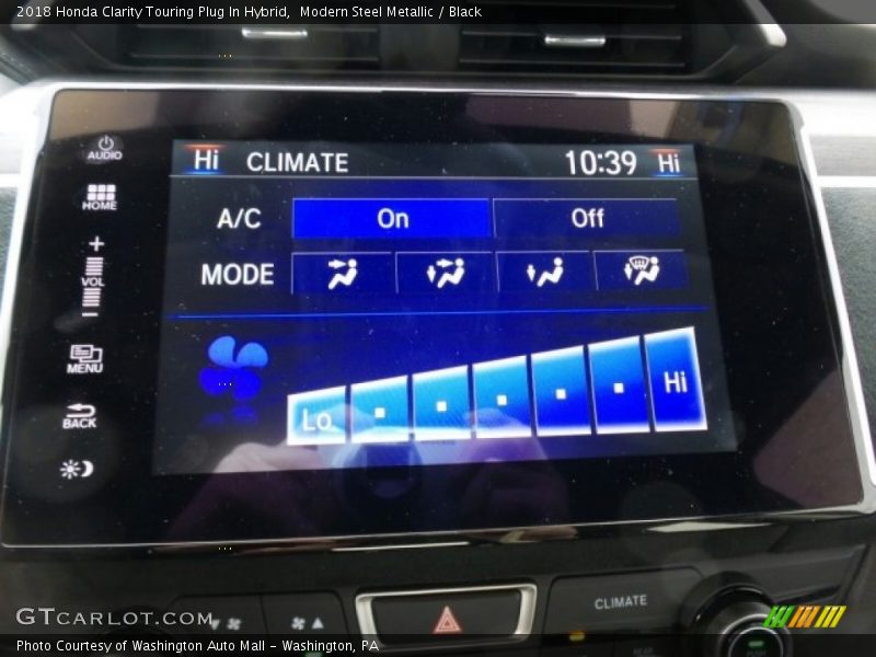 Modern Steel Metallic / Black 2018 Honda Clarity Touring Plug In Hybrid