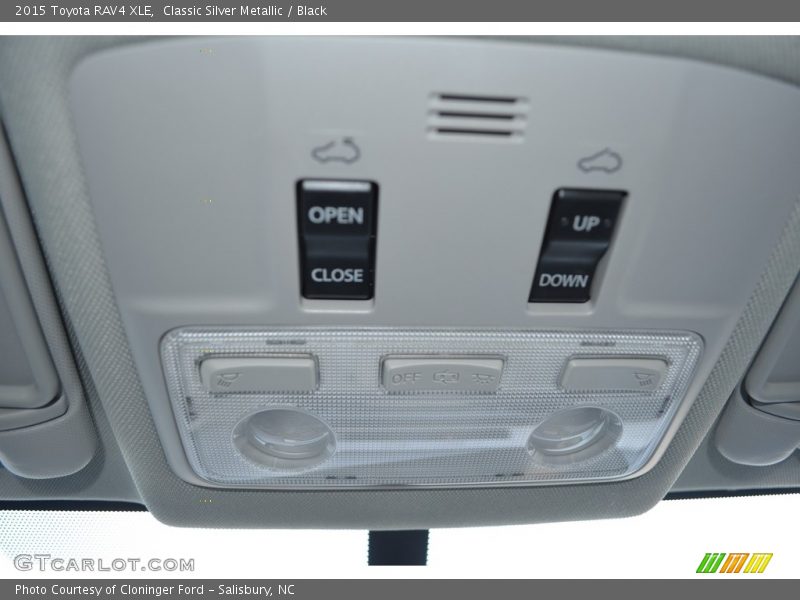 Classic Silver Metallic / Black 2015 Toyota RAV4 XLE