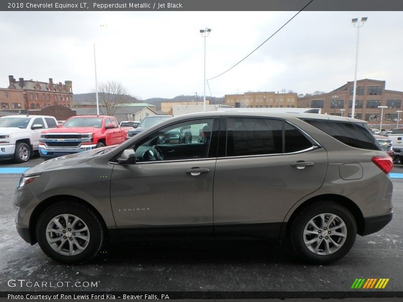 Pepperdust Metallic / Jet Black 2018 Chevrolet Equinox LT