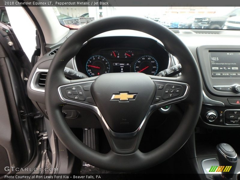 Pepperdust Metallic / Jet Black 2018 Chevrolet Equinox LT