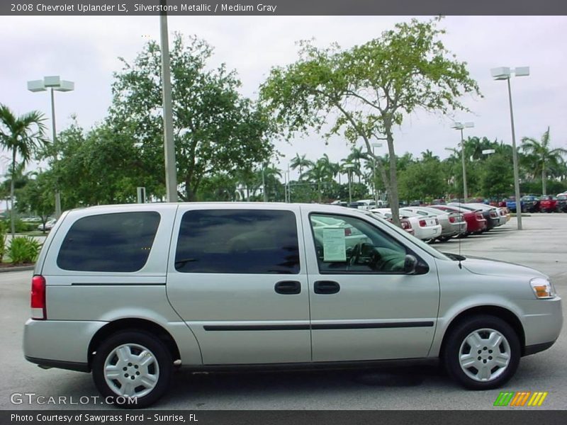 Silverstone Metallic / Medium Gray 2008 Chevrolet Uplander LS