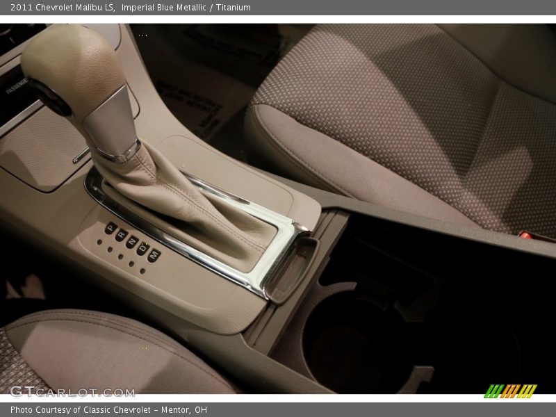 Imperial Blue Metallic / Titanium 2011 Chevrolet Malibu LS