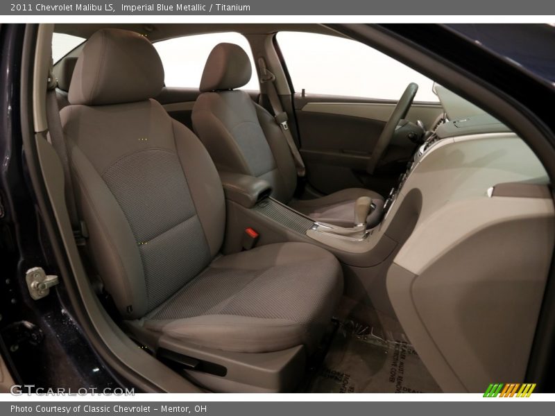 Imperial Blue Metallic / Titanium 2011 Chevrolet Malibu LS