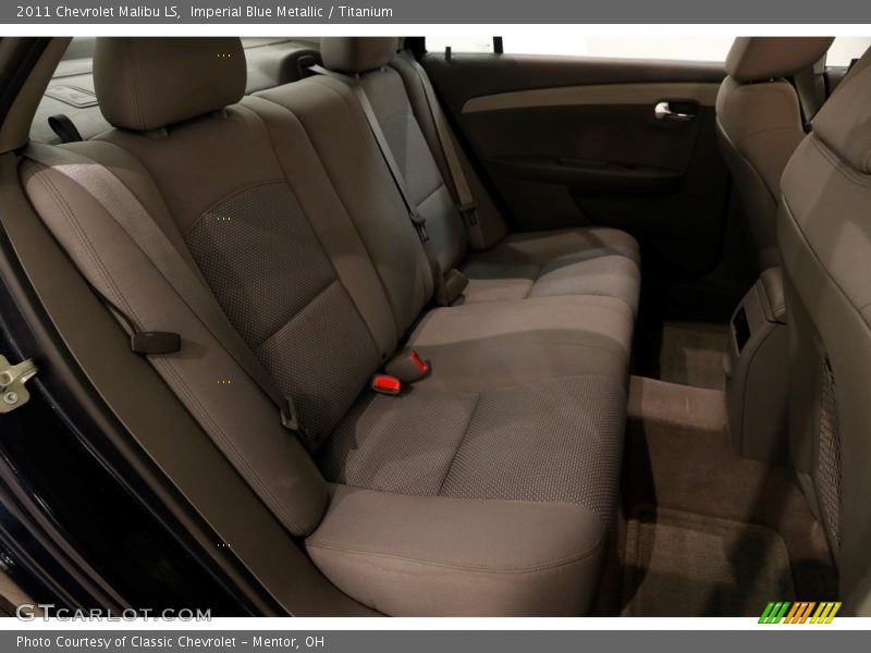 Imperial Blue Metallic / Titanium 2011 Chevrolet Malibu LS