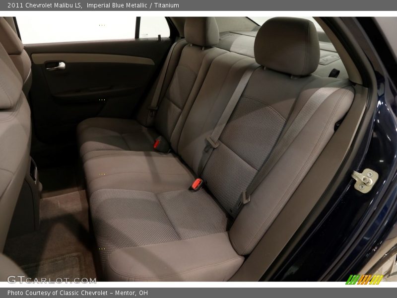 Imperial Blue Metallic / Titanium 2011 Chevrolet Malibu LS
