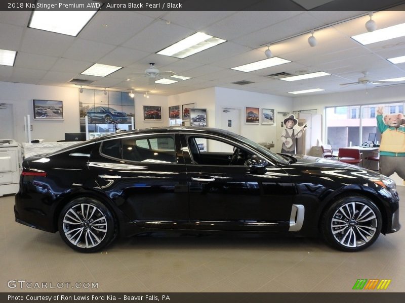  2018 Stinger Premium AWD Aurora Black Pearl