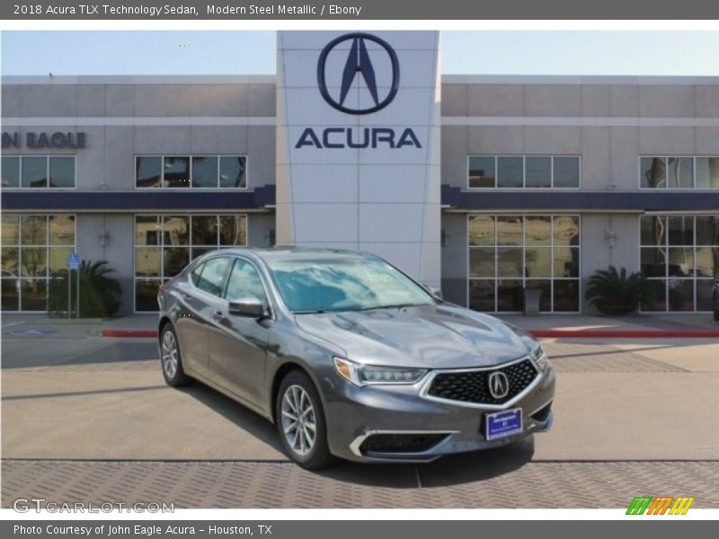 Modern Steel Metallic / Ebony 2018 Acura TLX Technology Sedan