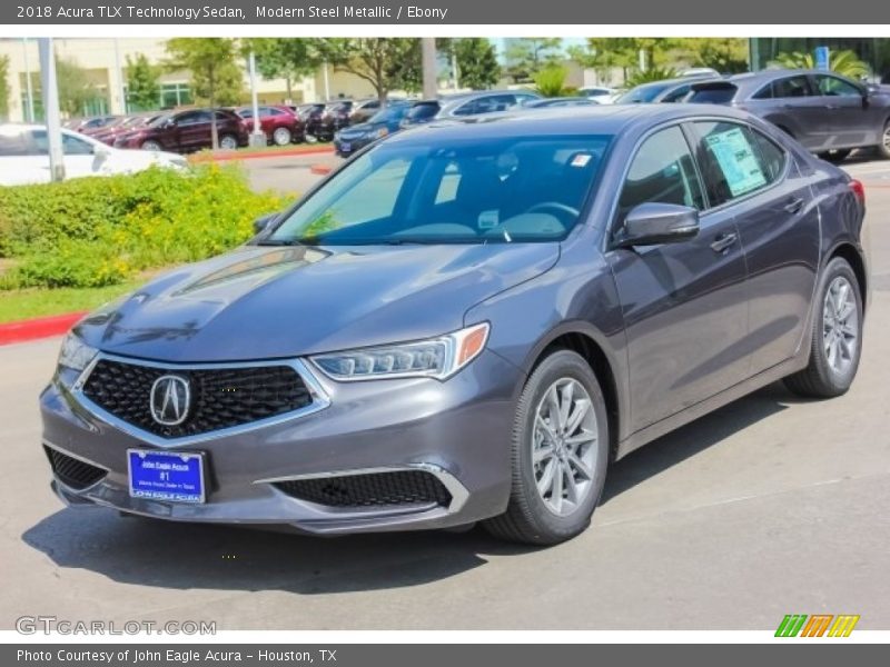 Modern Steel Metallic / Ebony 2018 Acura TLX Technology Sedan