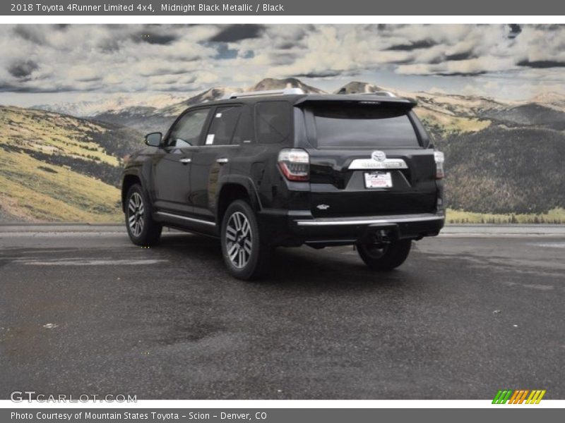 Midnight Black Metallic / Black 2018 Toyota 4Runner Limited 4x4