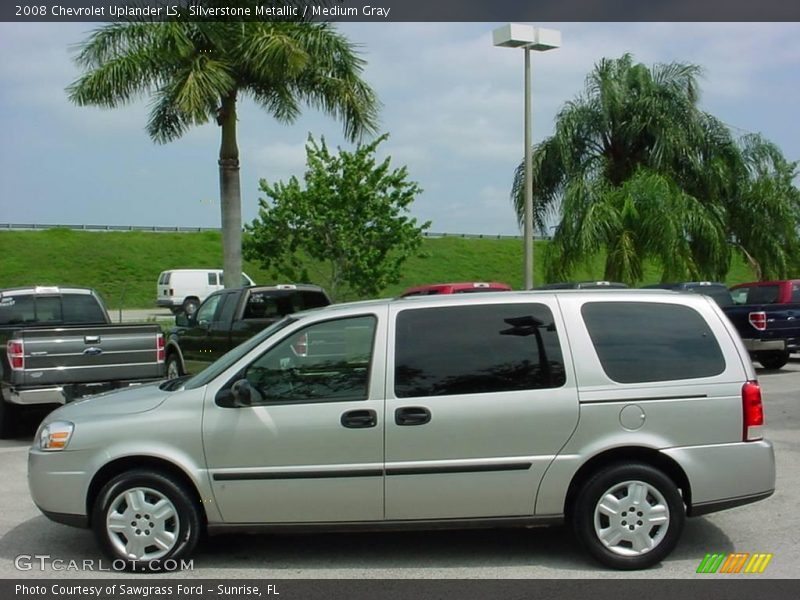Silverstone Metallic / Medium Gray 2008 Chevrolet Uplander LS