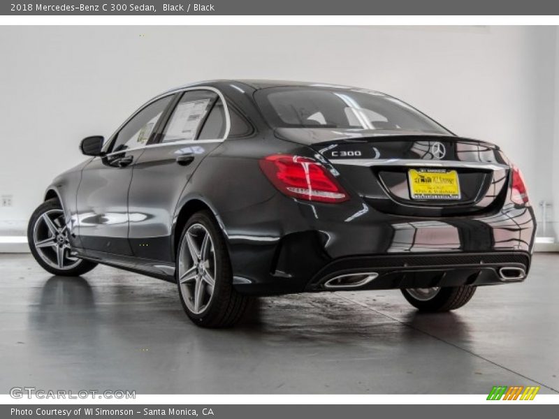 Black / Black 2018 Mercedes-Benz C 300 Sedan