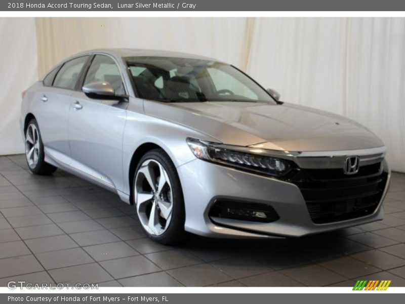 Lunar Silver Metallic / Gray 2018 Honda Accord Touring Sedan