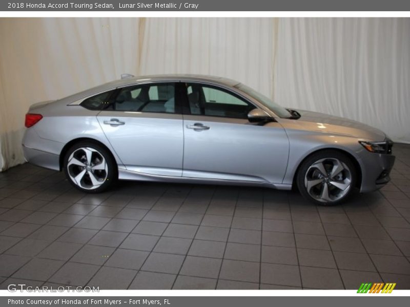 Lunar Silver Metallic / Gray 2018 Honda Accord Touring Sedan