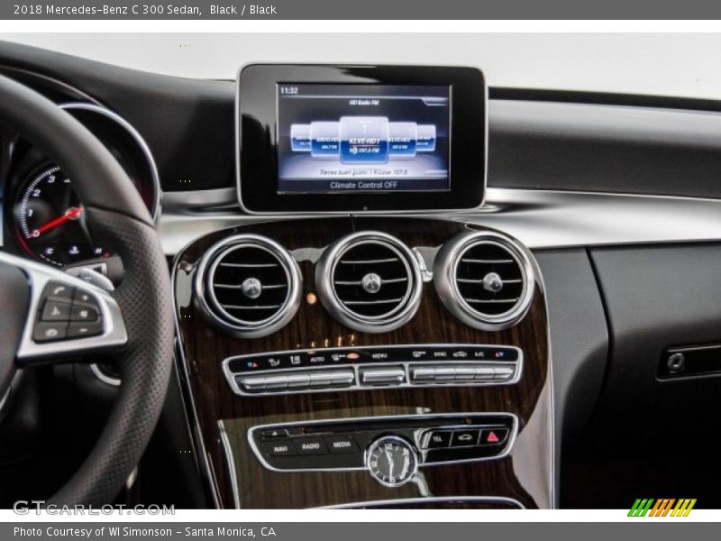 Black / Black 2018 Mercedes-Benz C 300 Sedan