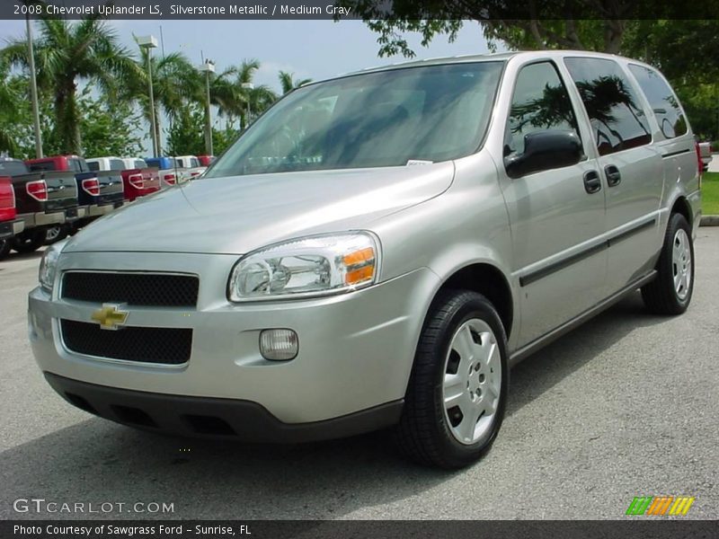 Silverstone Metallic / Medium Gray 2008 Chevrolet Uplander LS