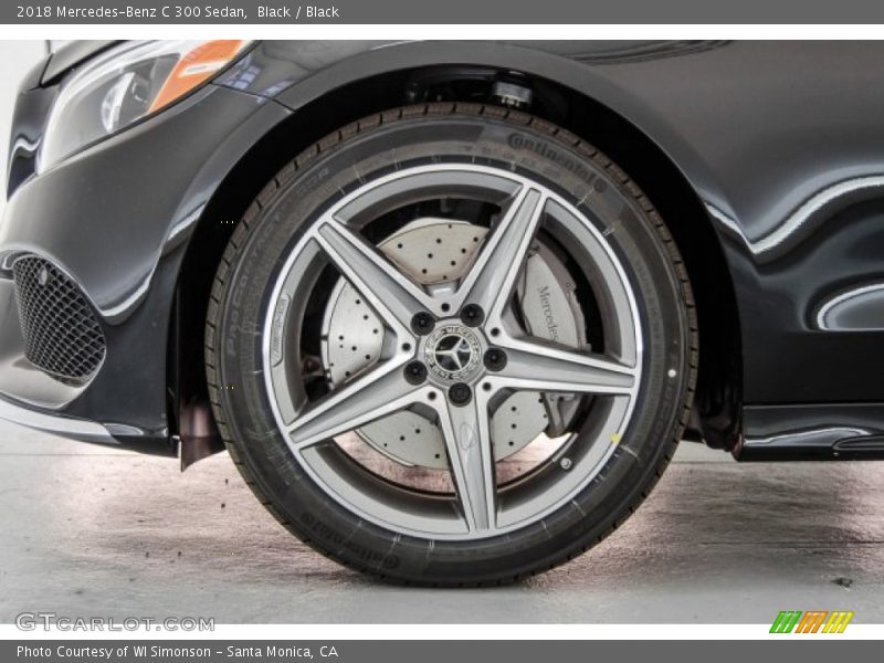 Black / Black 2018 Mercedes-Benz C 300 Sedan