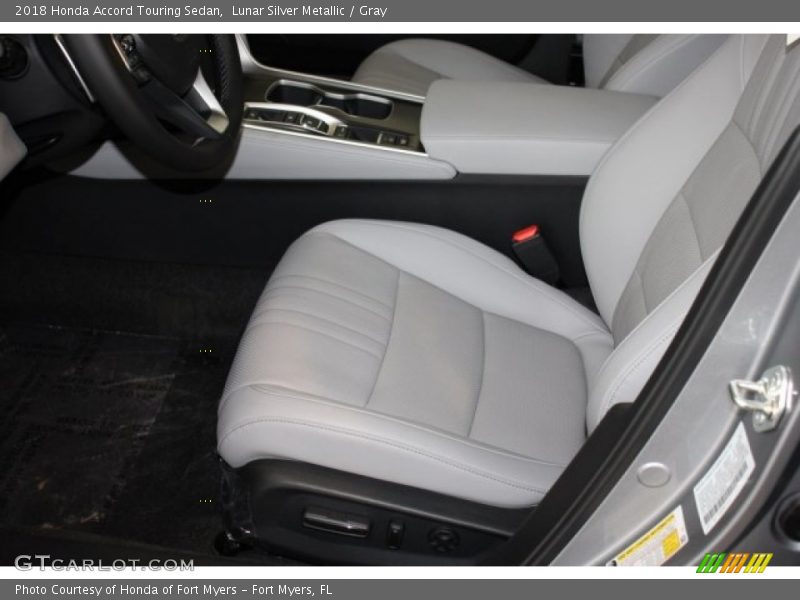 Lunar Silver Metallic / Gray 2018 Honda Accord Touring Sedan