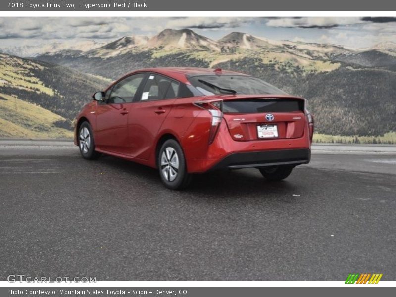  2018 Prius Two Hypersonic Red