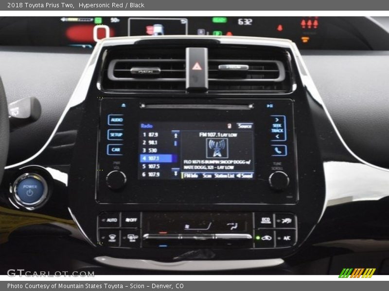 Controls of 2018 Prius Two