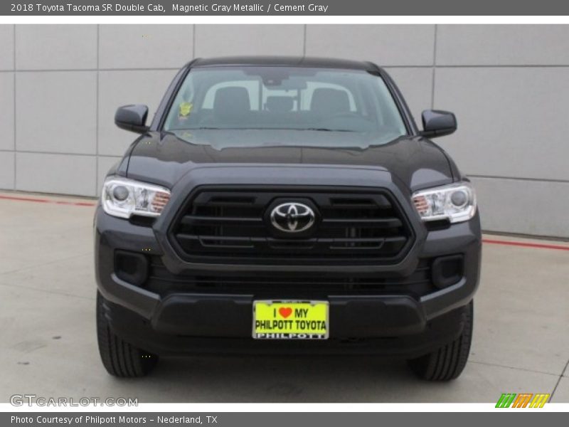 Magnetic Gray Metallic / Cement Gray 2018 Toyota Tacoma SR Double Cab