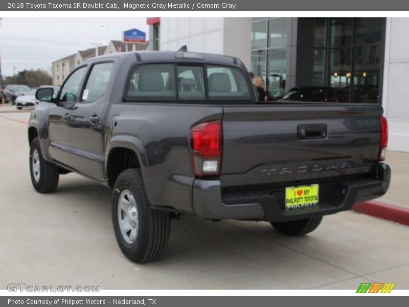 Magnetic Gray Metallic / Cement Gray 2018 Toyota Tacoma SR Double Cab
