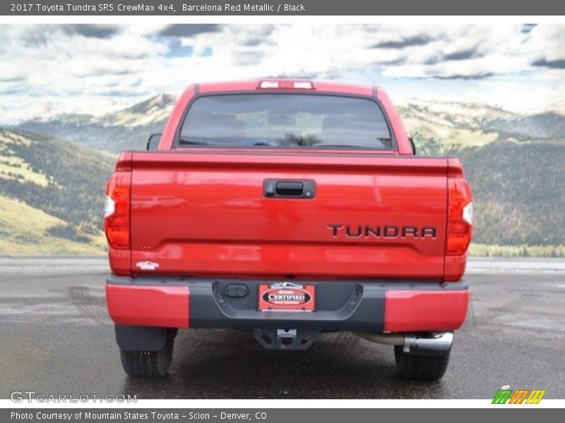 Barcelona Red Metallic / Black 2017 Toyota Tundra SR5 CrewMax 4x4