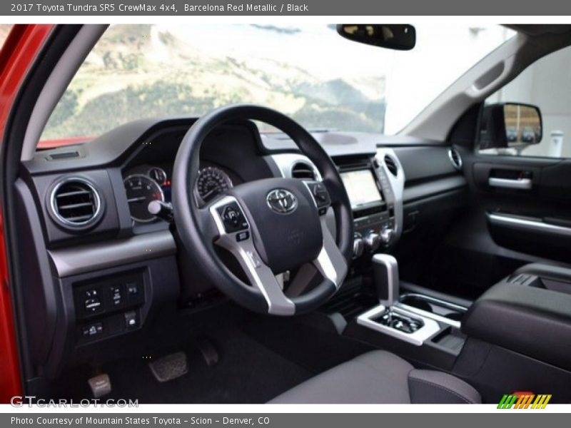 Barcelona Red Metallic / Black 2017 Toyota Tundra SR5 CrewMax 4x4