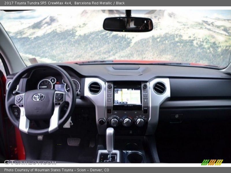 Barcelona Red Metallic / Black 2017 Toyota Tundra SR5 CrewMax 4x4