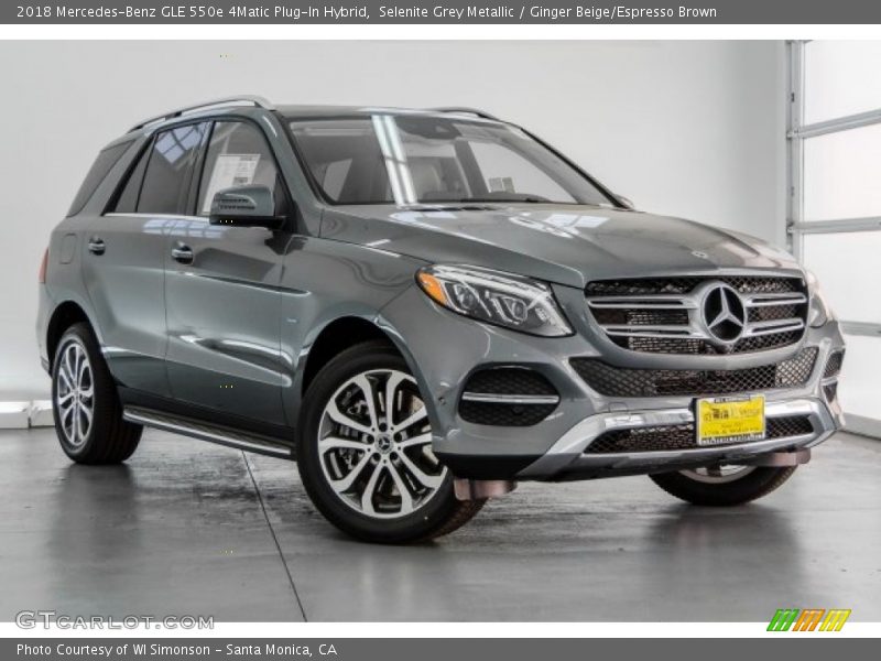 Selenite Grey Metallic / Ginger Beige/Espresso Brown 2018 Mercedes-Benz GLE 550e 4Matic Plug-In Hybrid