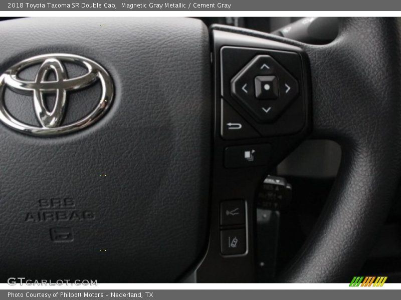 Magnetic Gray Metallic / Cement Gray 2018 Toyota Tacoma SR Double Cab