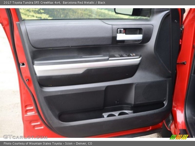 Barcelona Red Metallic / Black 2017 Toyota Tundra SR5 CrewMax 4x4